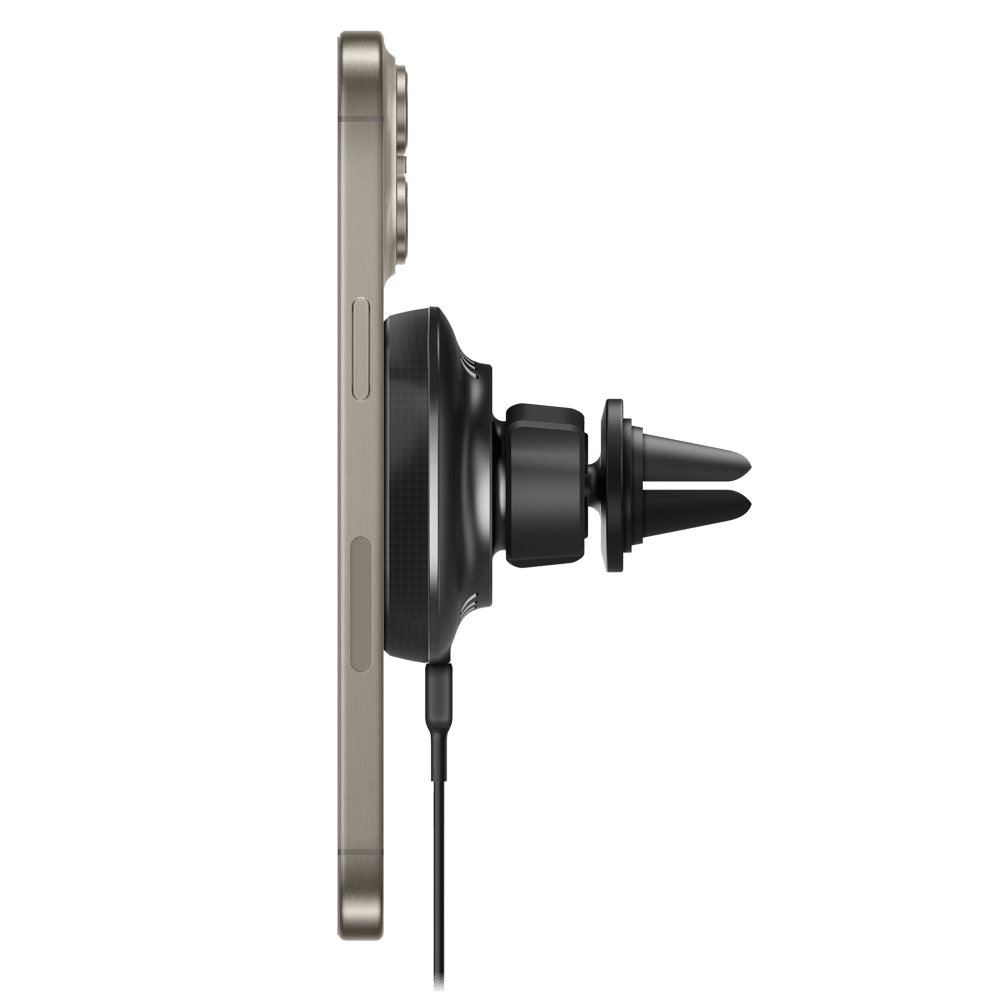 Alt View 4. Nimbus9 - Wireless Charging Magnetic Vent/Dash Phone Mount Kit - Black.