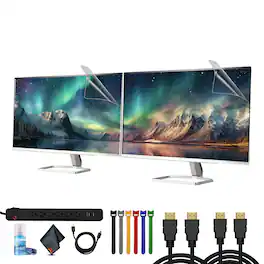 HP - Series 5 27 inch FHD White Monitor - 527sw Bundle