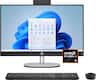 HP - Copilot+ PC - 24" Full HD Touch-Screen All-in-One w/ Adjustable Height - AMD Ryzen AI 5 340 2025 - 16GB DDR5 - 512GB SSD - Jet Black