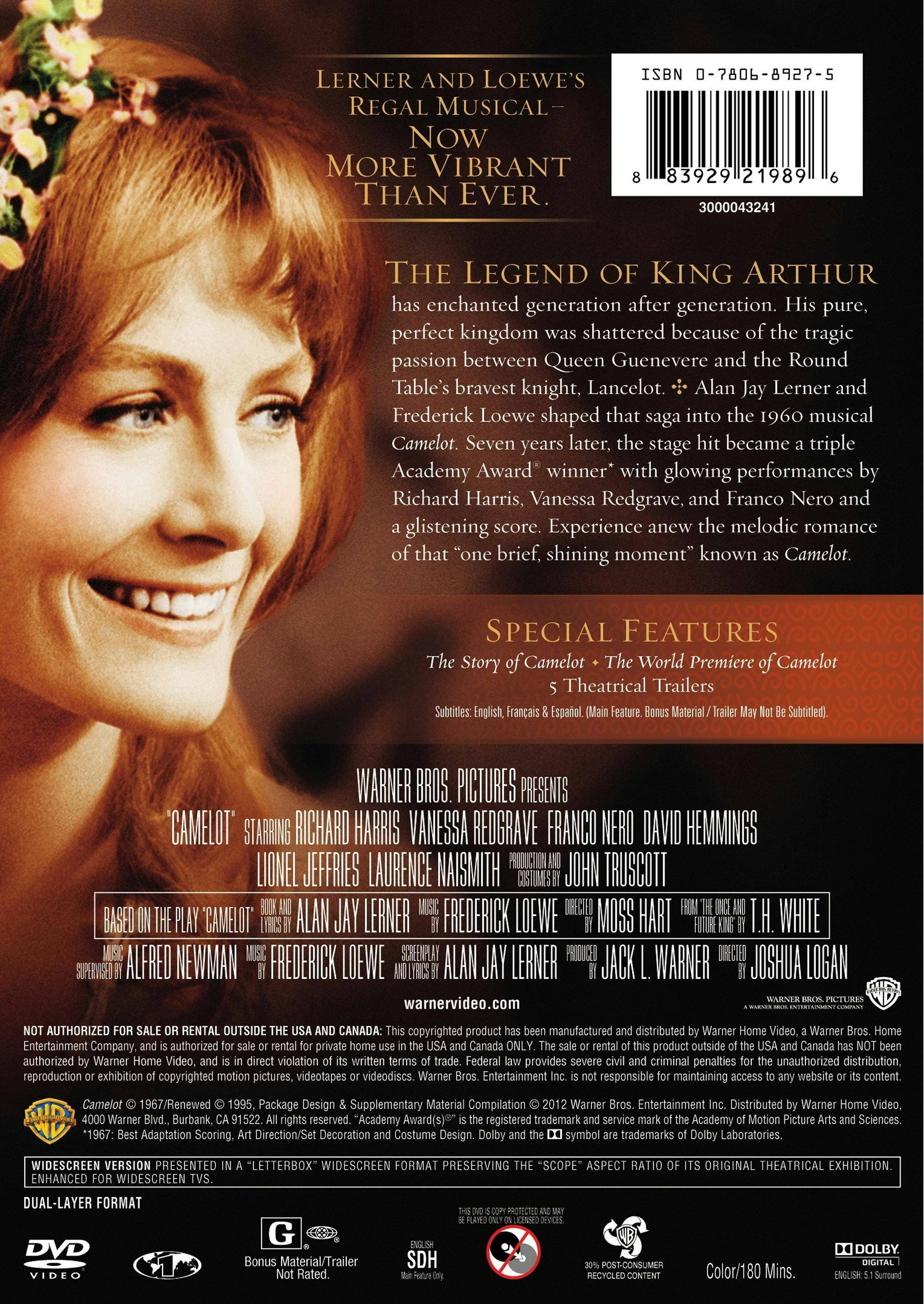 Angle. Camelot (45th Anniversary Edition) [DVD].