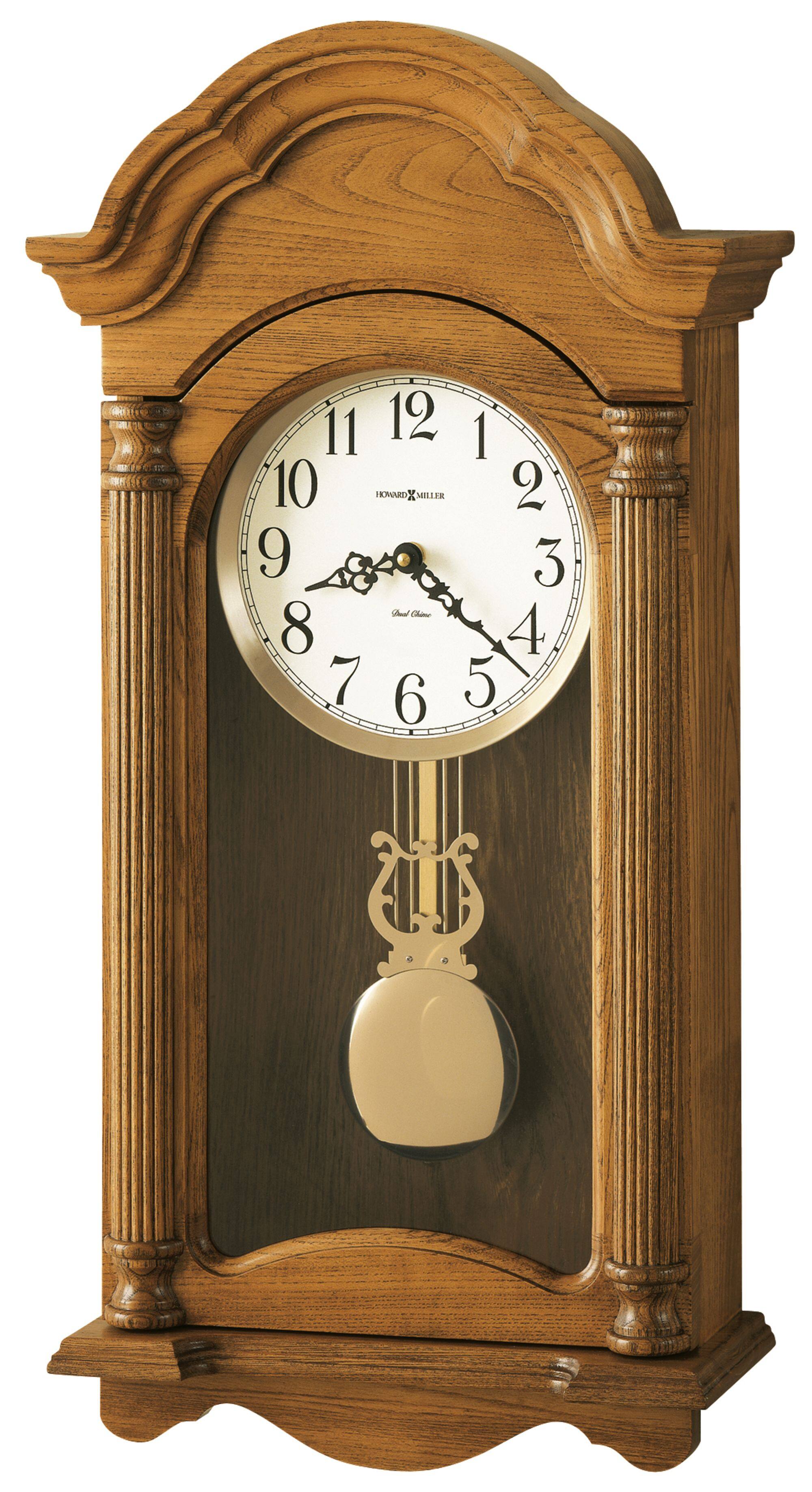 Howard Miller - Amanda Wall Clock 625282 Golden Oak - Brown