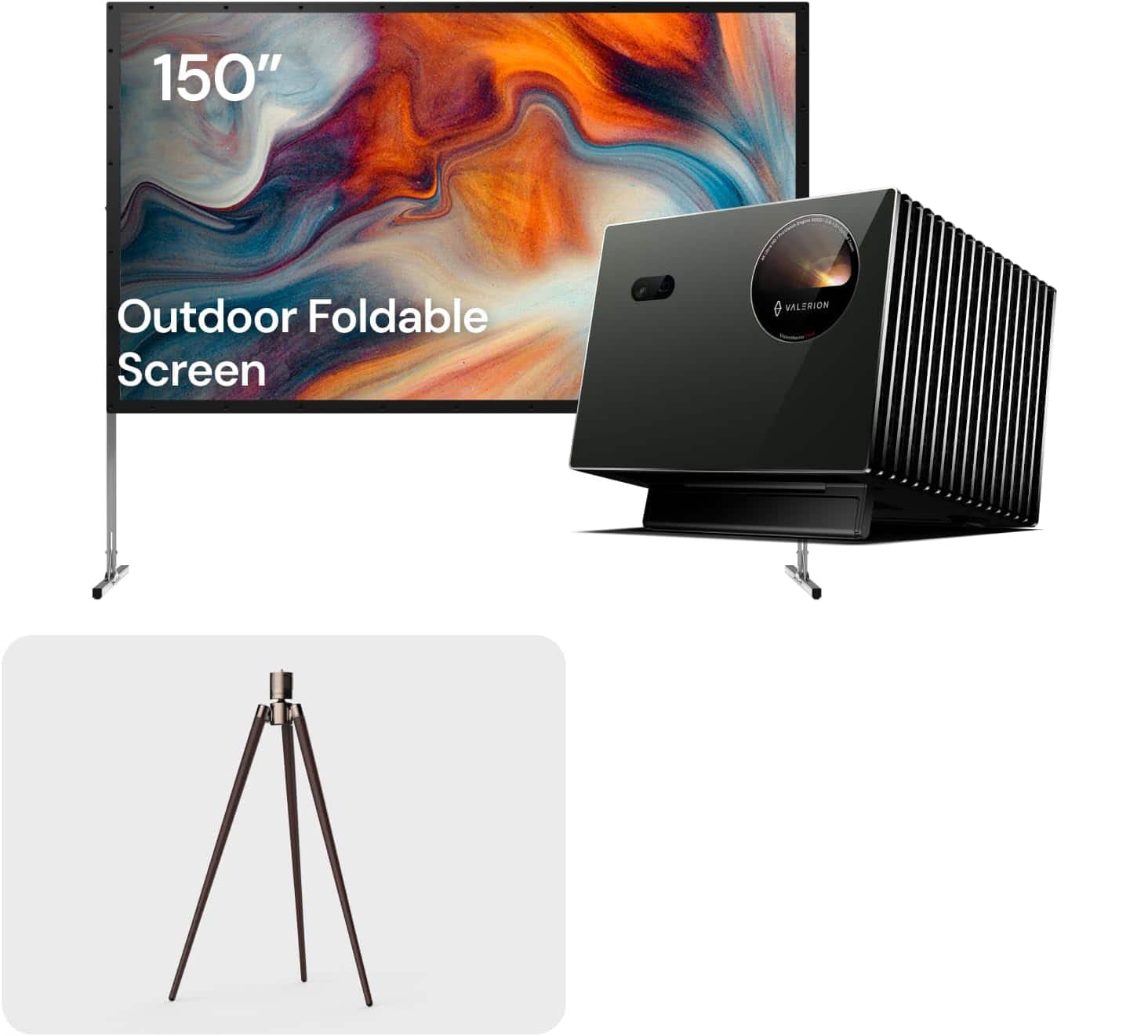 150" Outdoor Foldable Screen  
VALERION