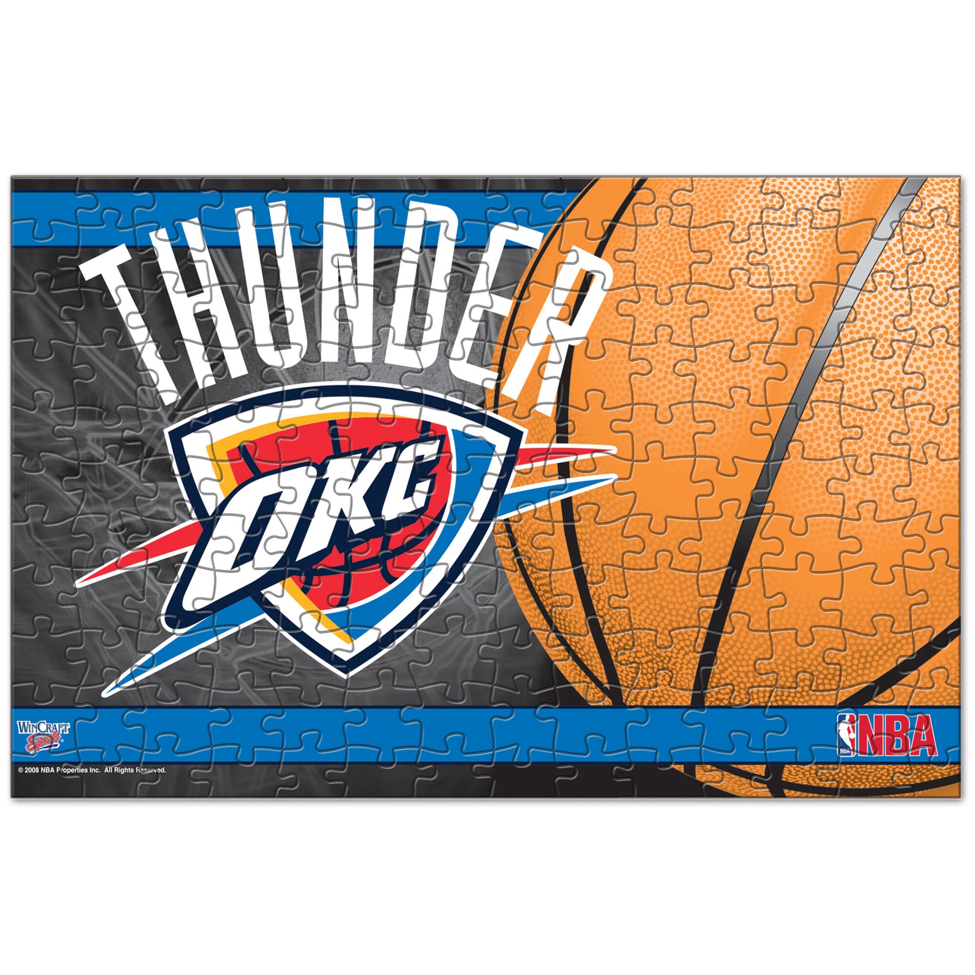 WinCraft - Oklahoma City Thunder 150-Piece Team Puzzle - Multicolor