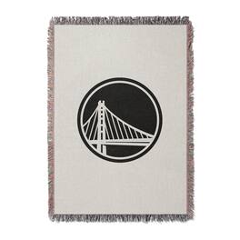 Chad & Jake - Golden State Warriors Woven Blanket - White