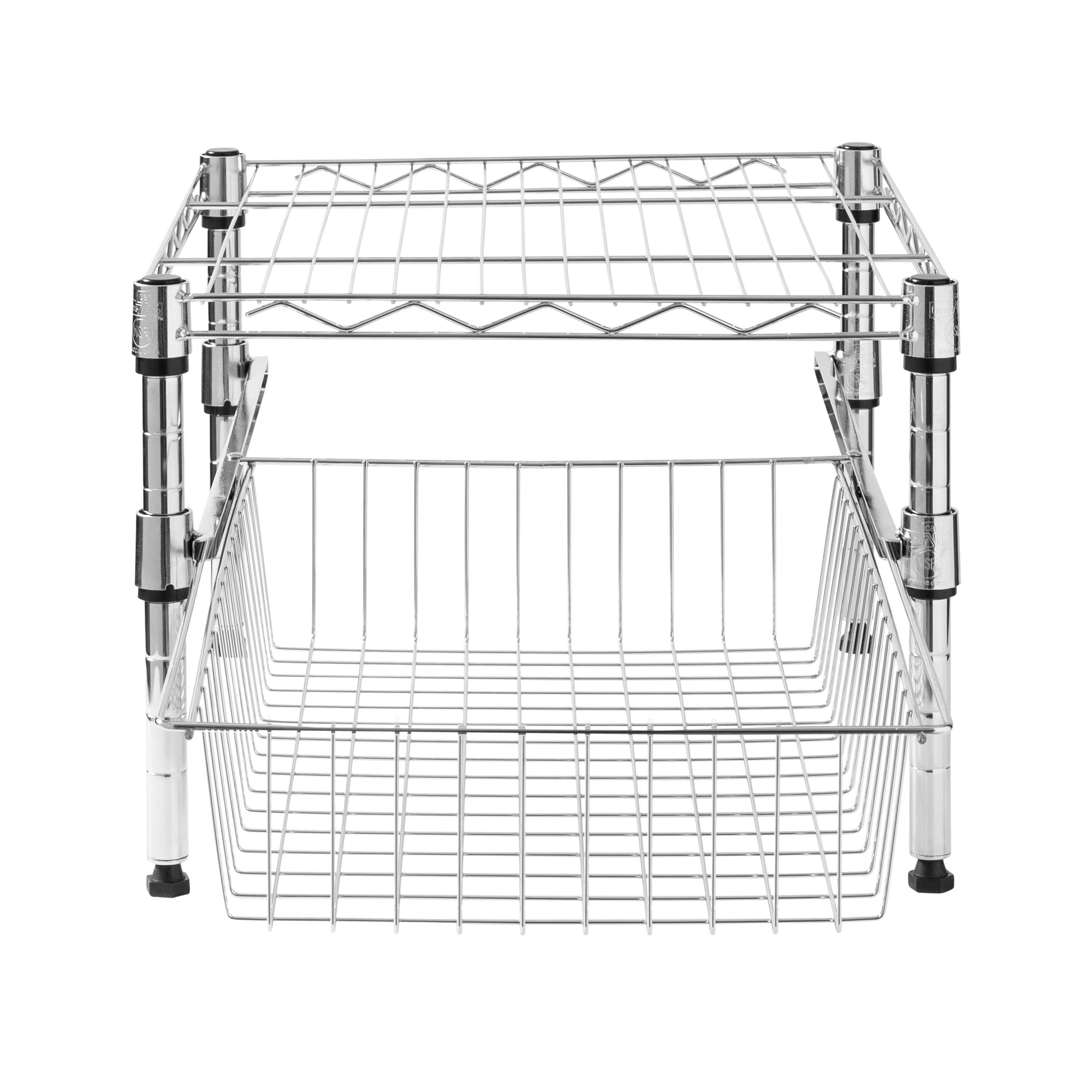 Customer Reviews HoneyCanDo Stacking Organizer Chrome SHF