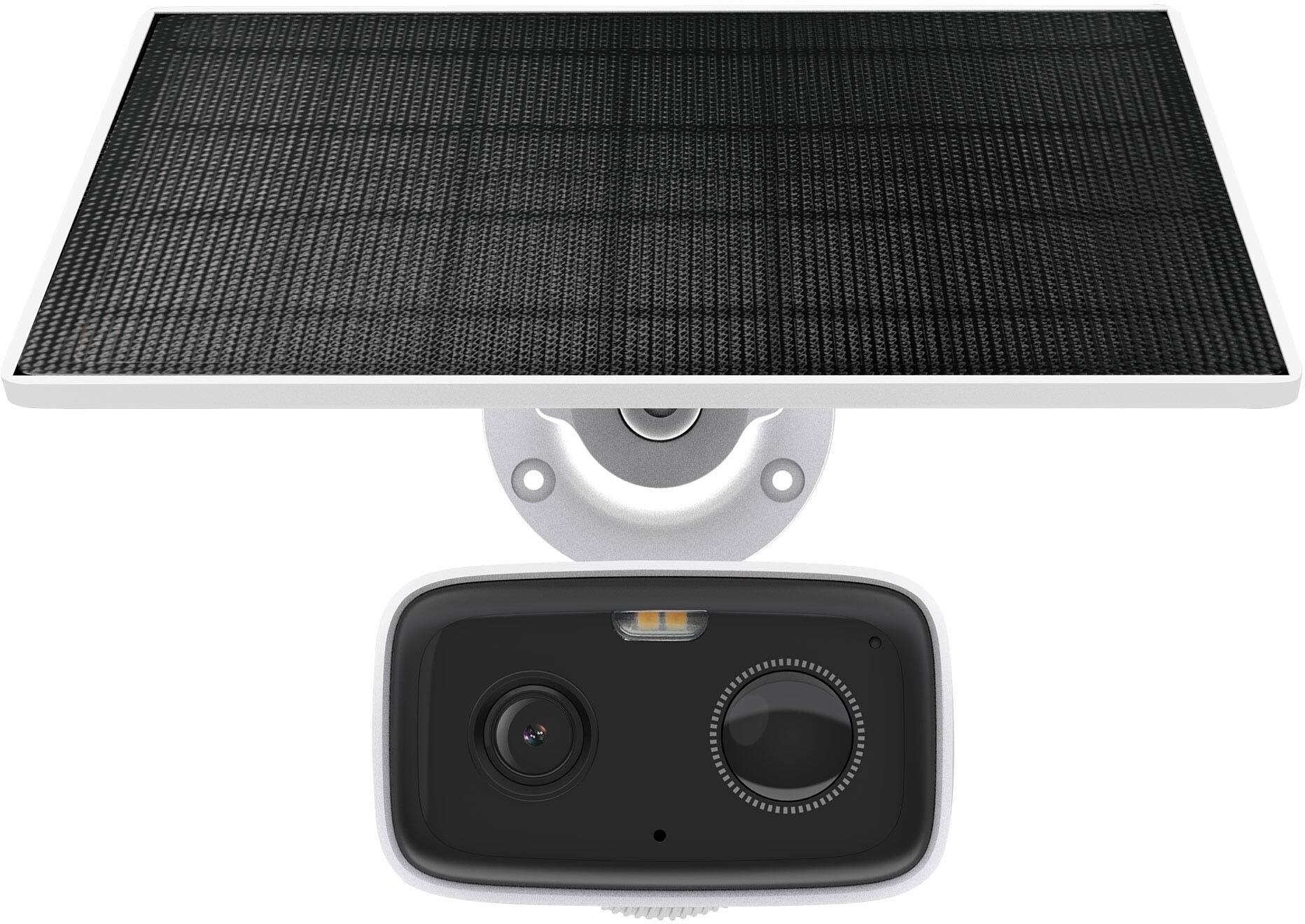 Alt View 12. TP-Link - Tapo Solar-Powered Wireless Security Camera Kit with Live View, Works with Alexa & Google Home- No Monthly Fees (2-Pack) - White.