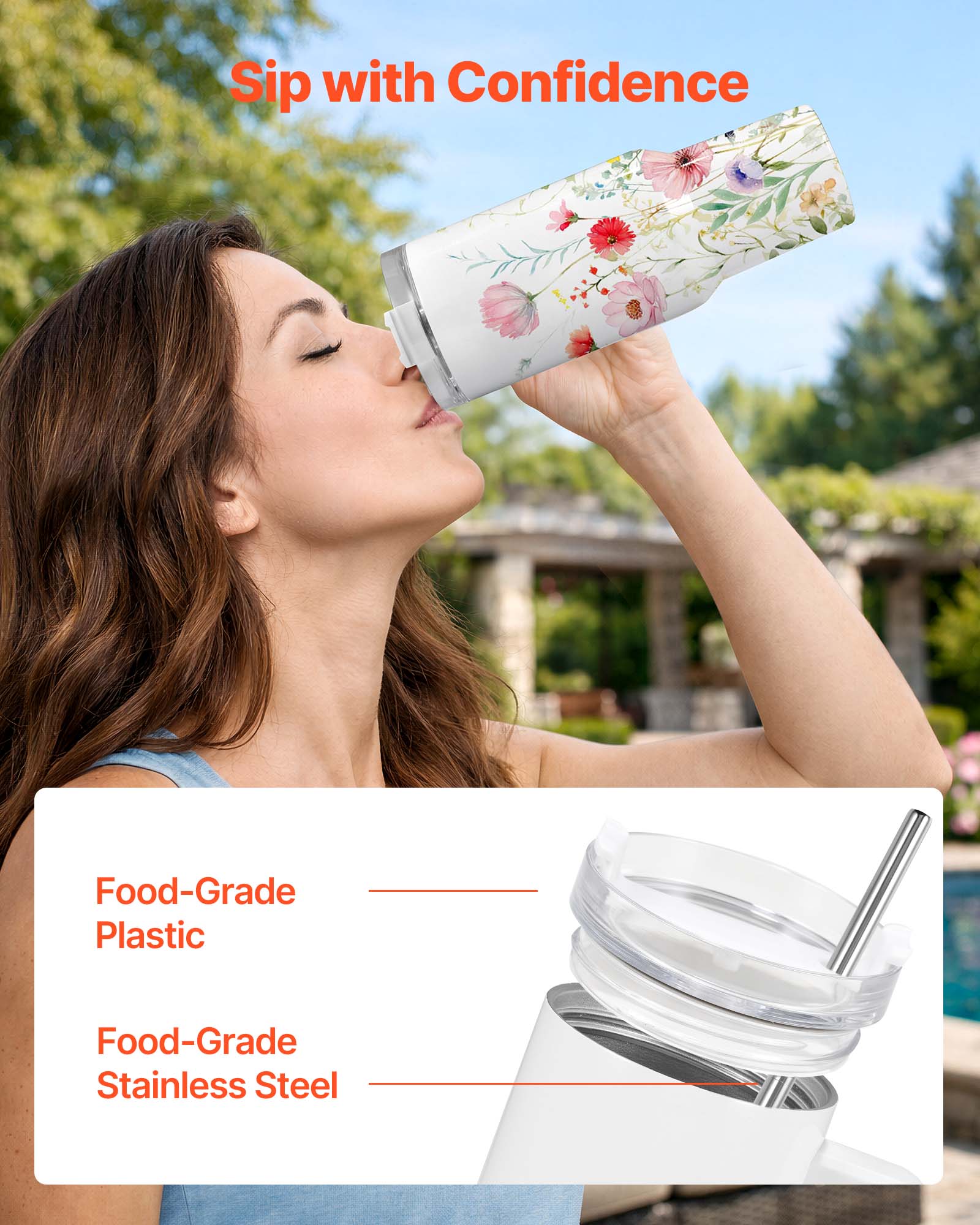 Sip with Confidence

Food-Grade Plastic

Food-Grade Stainless Steel