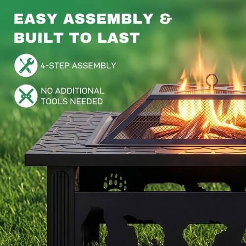 EASY ASSEMBLY & BUILT TO LAST

4-STEP ASSEMBLY

NO ADDITIONAL TOOLS NEEDED