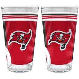 Great American Products - Tampa Bay Buccaneers Two-Piece 16oz. Pint Glass Set - Multicolor