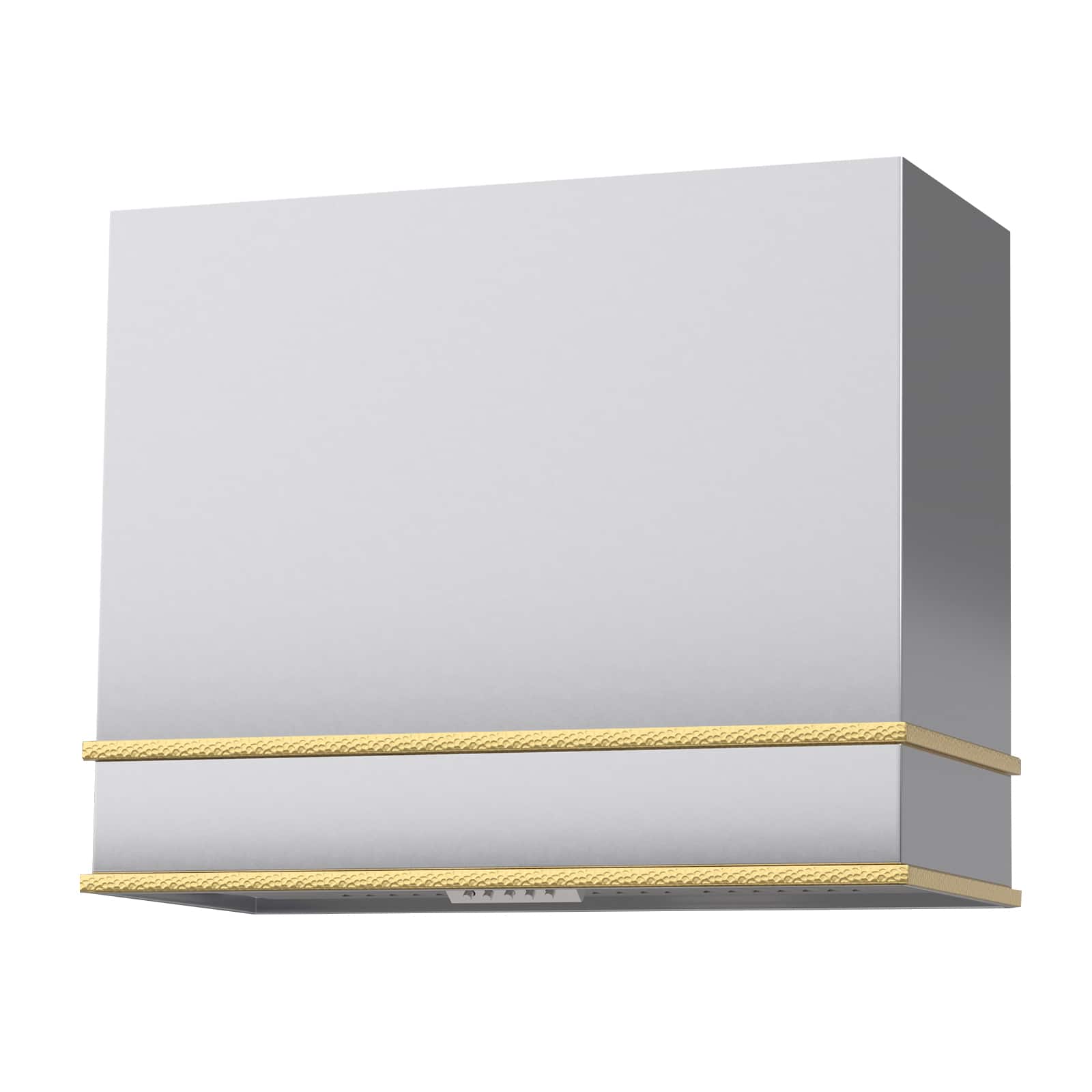 Akicon - 36 inches - Externally Vented - Wall Range Hood - Stainless steel with Gold