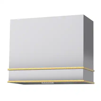 Front. Akicon - Akicon 36 in Wall Mount Stainless Steel 600 CFM Range Hood with Vent Motor, in Brushed Stainless Steel with Gold - Stainless steel with Gold.