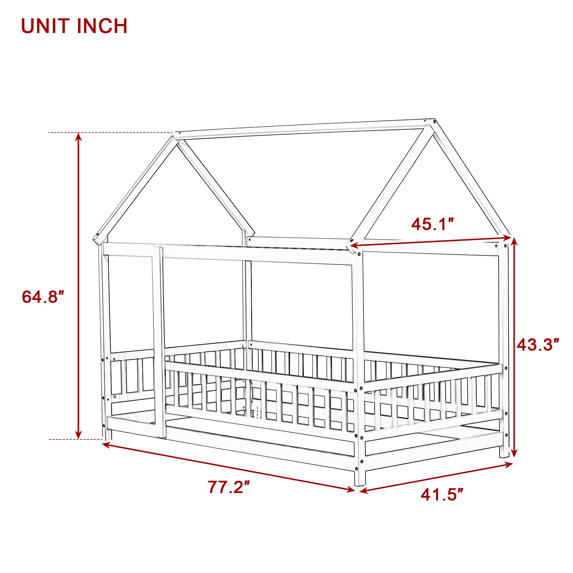 UNIT INCH

- 45.1"
- 64.8"
- 43.3"
- 77.2"
- 41.5"