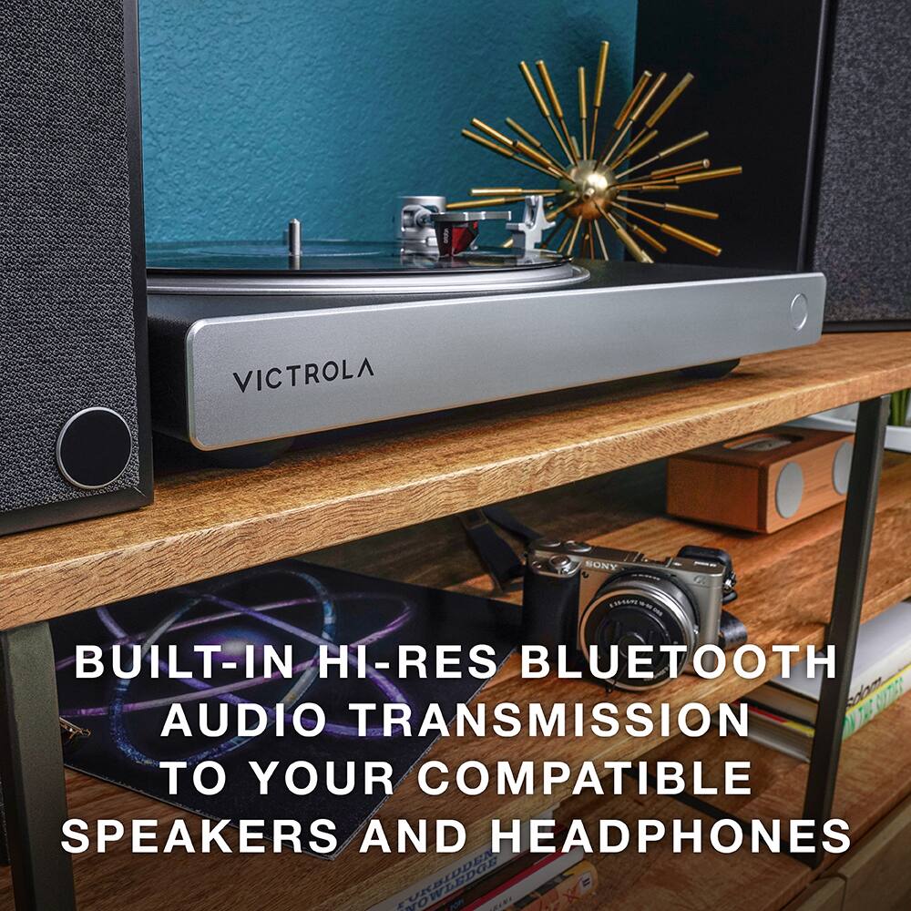 I VICTROLA SONY A1amplifier ---0 BUILT-IN HI-RES BLUETOOTH AUDIO TRANSMISSION TO YOUR COMPATIBLE SPEAKERS AND HEADPHONES.