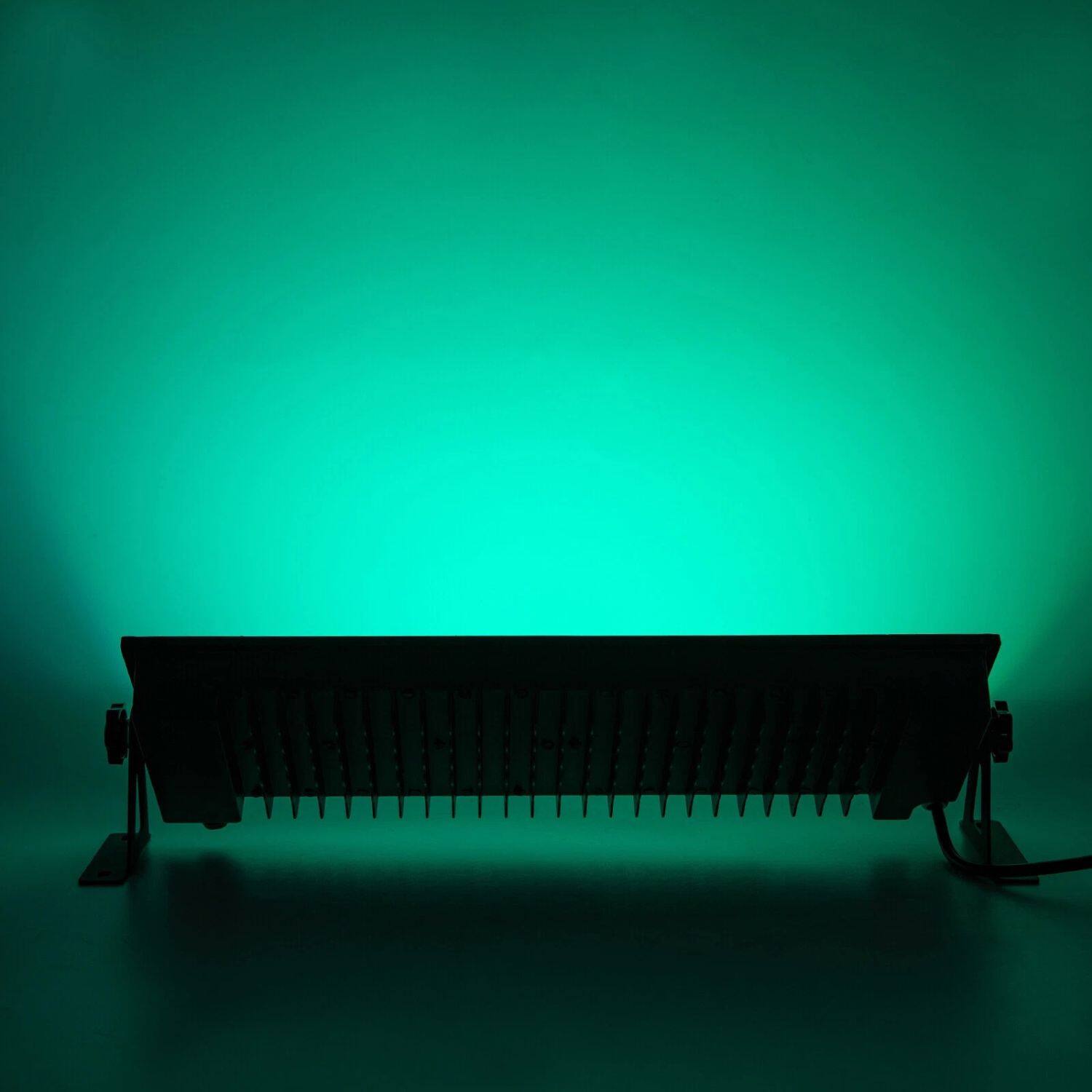 Back. Stock Preferred - 2-Pack LED Dimmable Wall Washer Lights with Remote - Black.