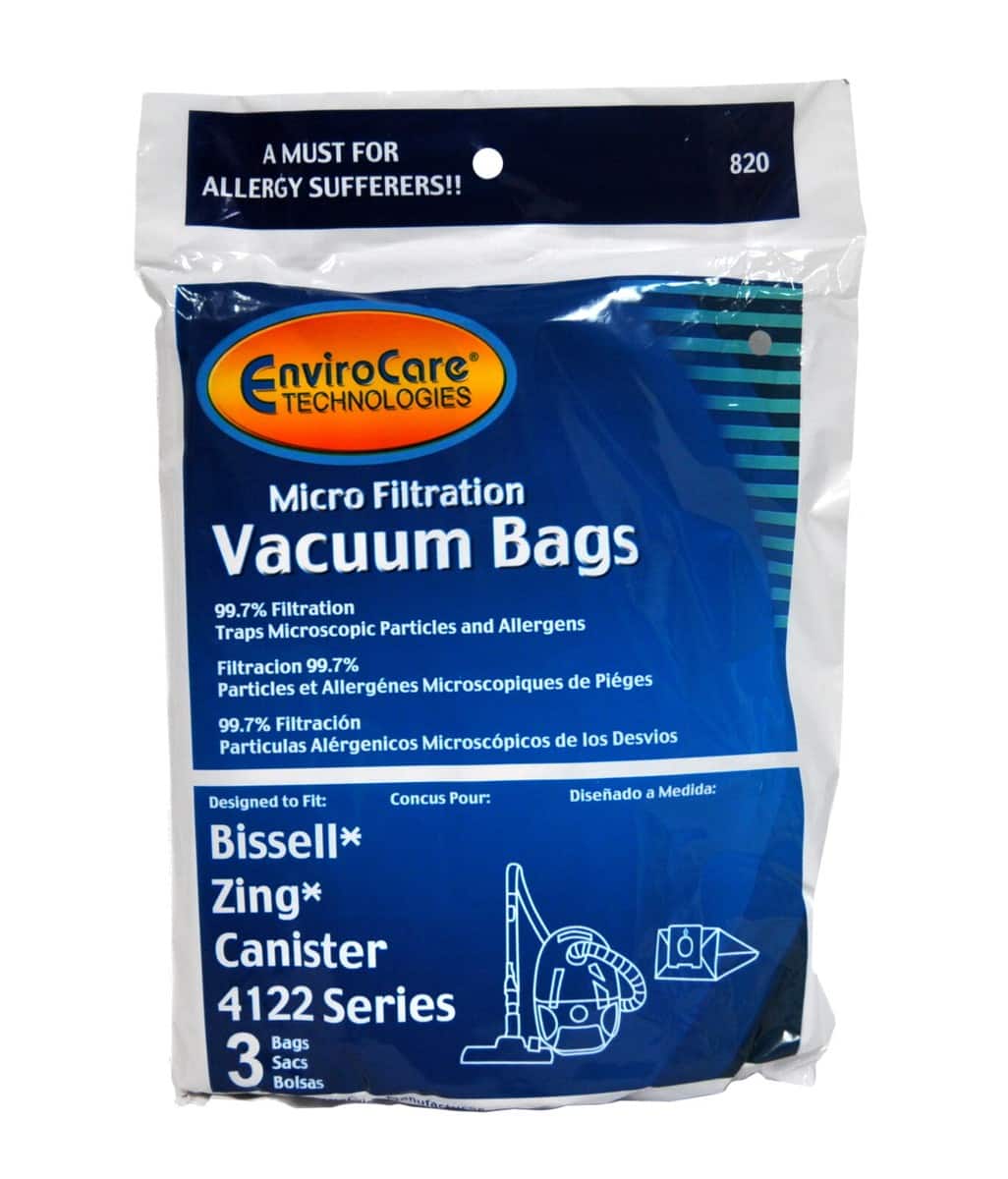 EnviroCare - Vacuum Bags for Vacuum Part #820 36 Pack