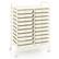 Front. Costway - Costway 20 Drawers Rolling Storage Cart Art Craft Organizer on Wheels Multipurpose - Off White.