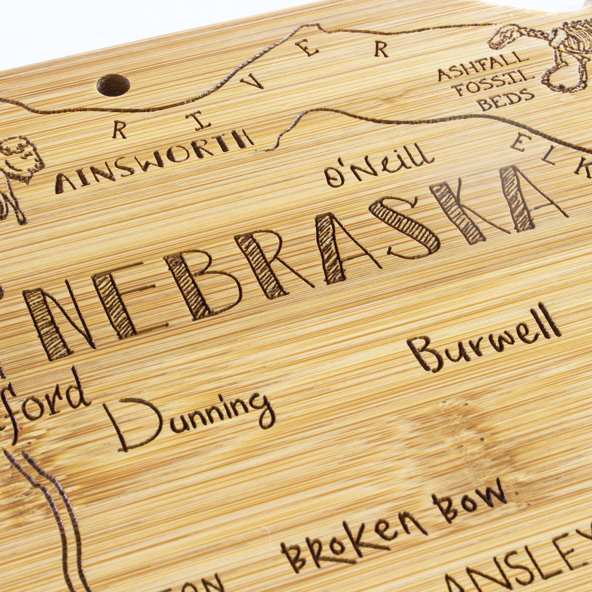 VER E R ASHFALL FOSSIL BEDS R I AINSWORTH O'Neill ELK NEBRASKA Burwell ford Dunning Bow. AN BRoken KNSLE

Corrected:
VER E R ASHFALL FOSSIL BEDS R I AINSWORTH O'Neill ELK NEBRASKA Burwell ford Dunning Broken Bow.