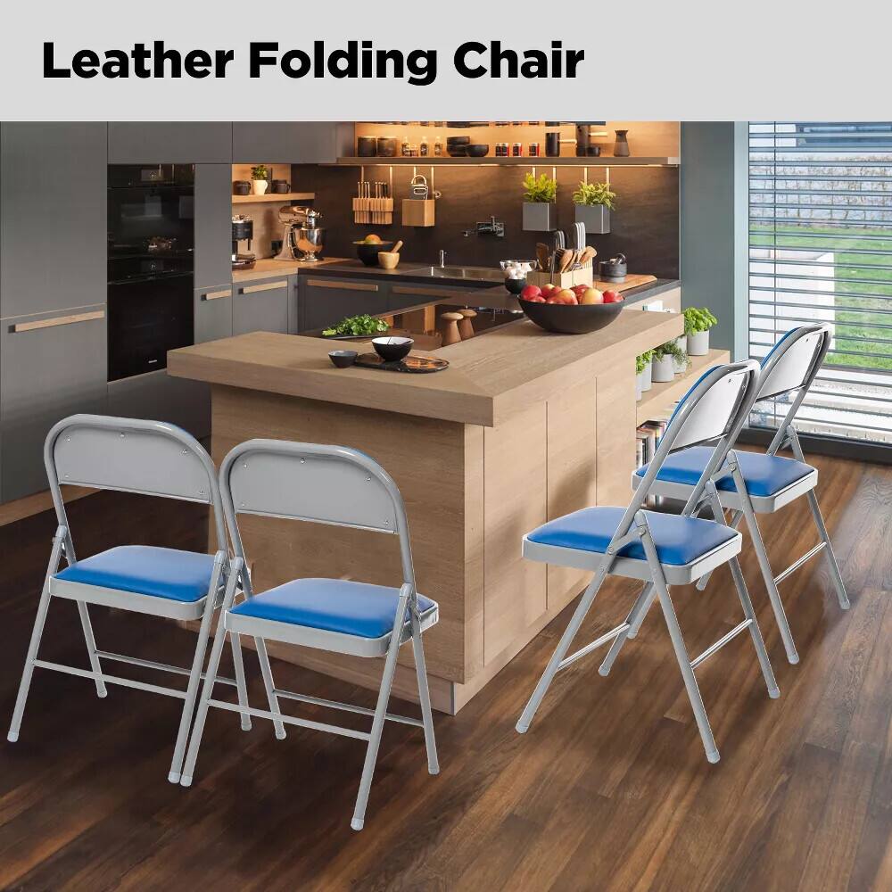 Leather Folding Chair