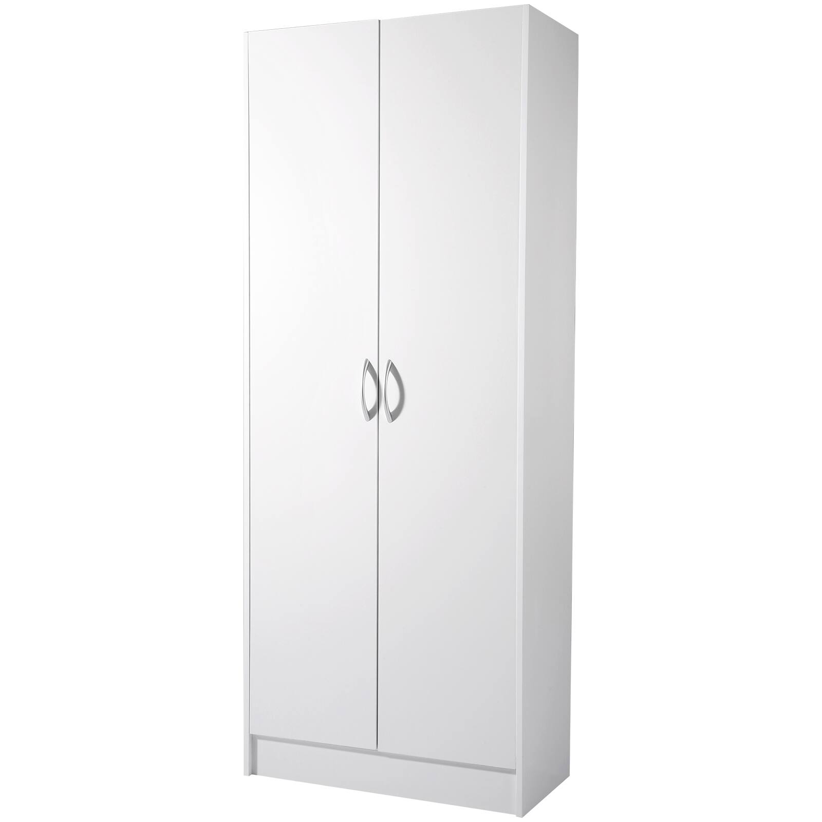Alt View 5. VEVOR - Kitchen Pantry Cabinet, 60" Tall Food Pantry Storage Cabinet, 110LBS Freestanding Storage Cabinet Cupboard - White.