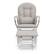 Left. Storkcraft - Hoop Glider and Ottoman - White/Taupe Swirl.
