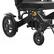 Left. KERDOM - 68lbs Foldable Motorized Electric Wheelchair for Adult Senior, All Terrain Long Range Intelligent Climbing Wheelchair - Black.