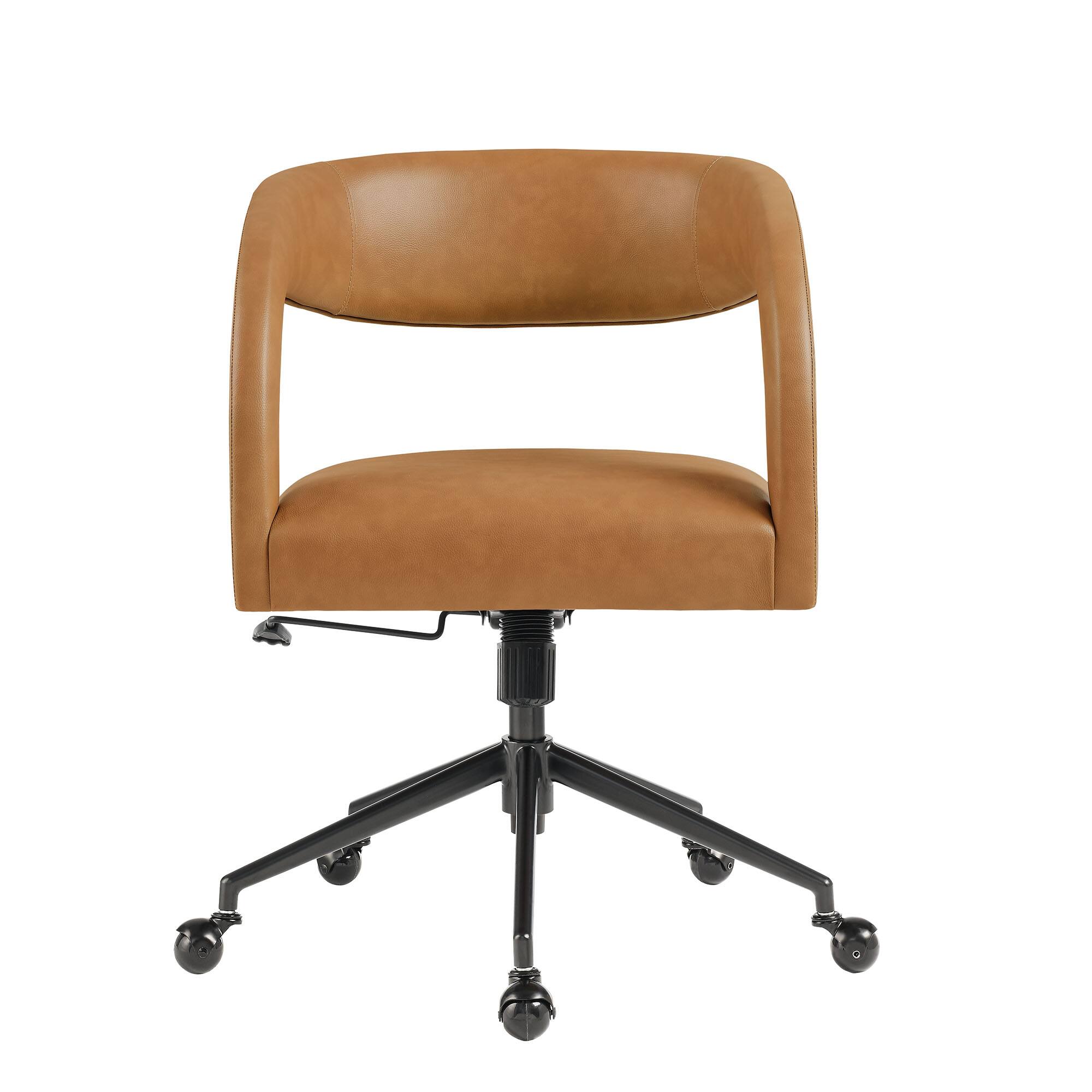 Alt View 2. Modway - Pinnacle Vegan Leather Office Chair by Modway - Tan.