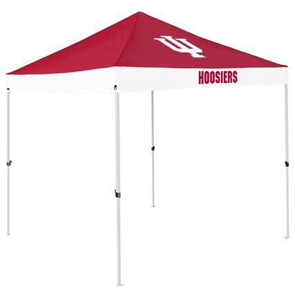 Front. Logo Brands - Indiana Hoosiers 9' x 9' Economy Canopy Tent - Cardinal.