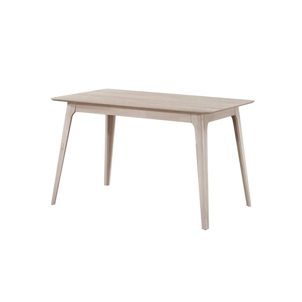 Alt View 2. New Classic Furniture - Oscar Wood Counter Height Table in White Ash - White Ash.