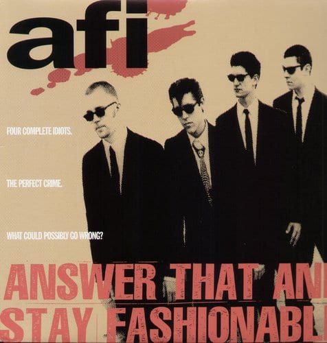 afI

FOUR COMPLETE IDIOTS.

THE PERFECT CRIME.

WHAT COULD POSSIBLY GO WRONG?

ANSWER THAT AND STAY FASHIONABLE