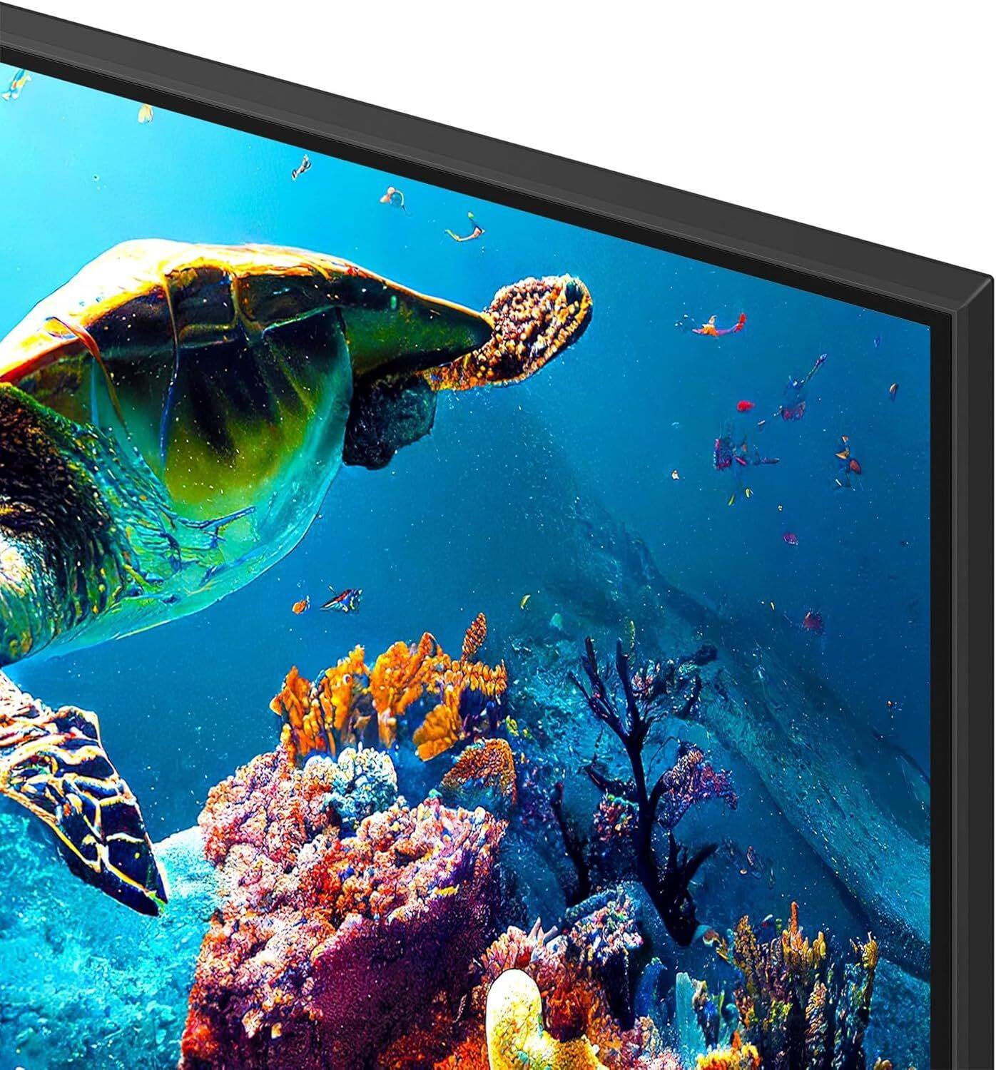 Back. Samsung - Samsung UN43DU7200DXZA 43" Crystal UHD TV with Mega Contrast (2025) - Black.