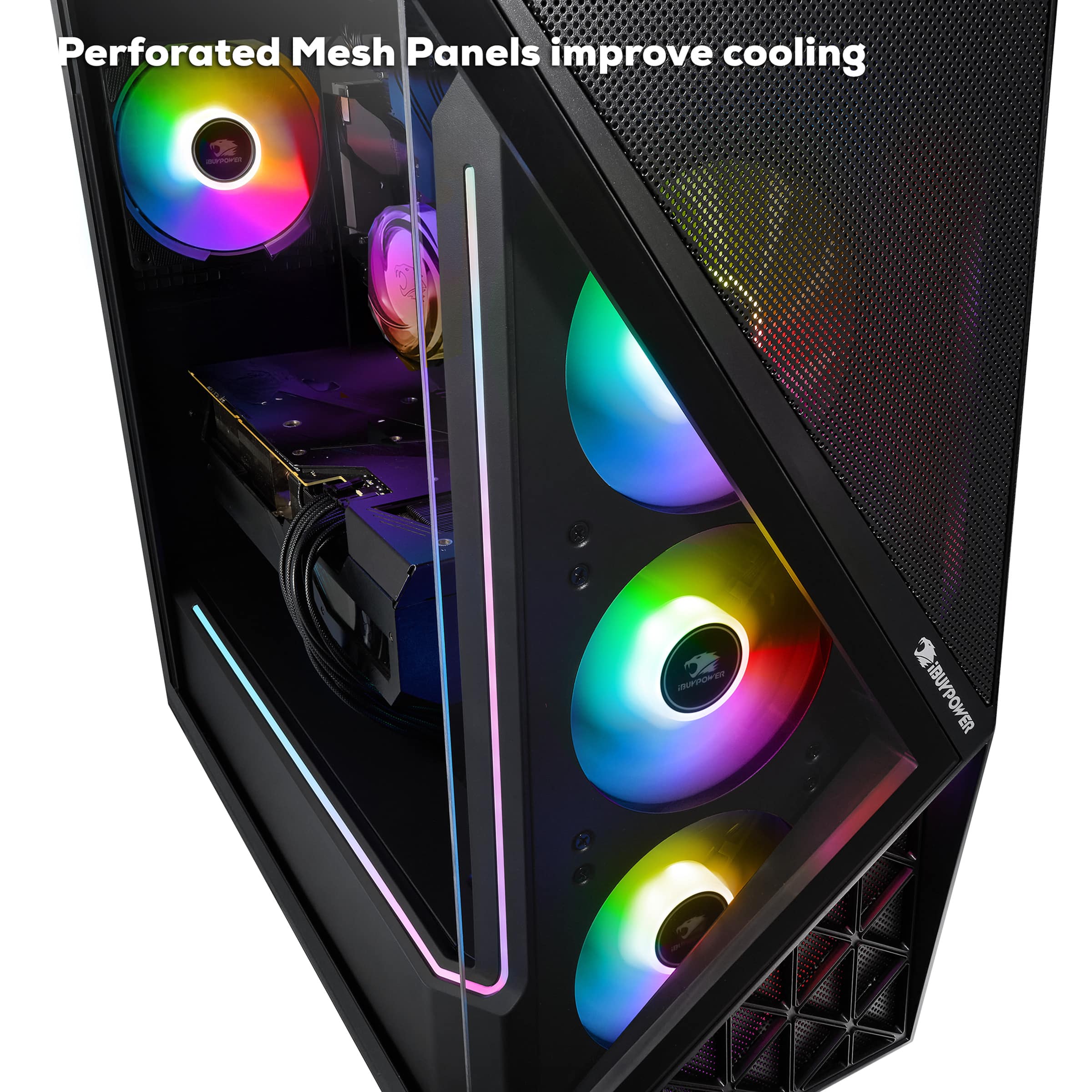 iBUYPOWER Slate Gaming Desktop PC AMD Ryzen 9 7900X 2022 NVIDIA