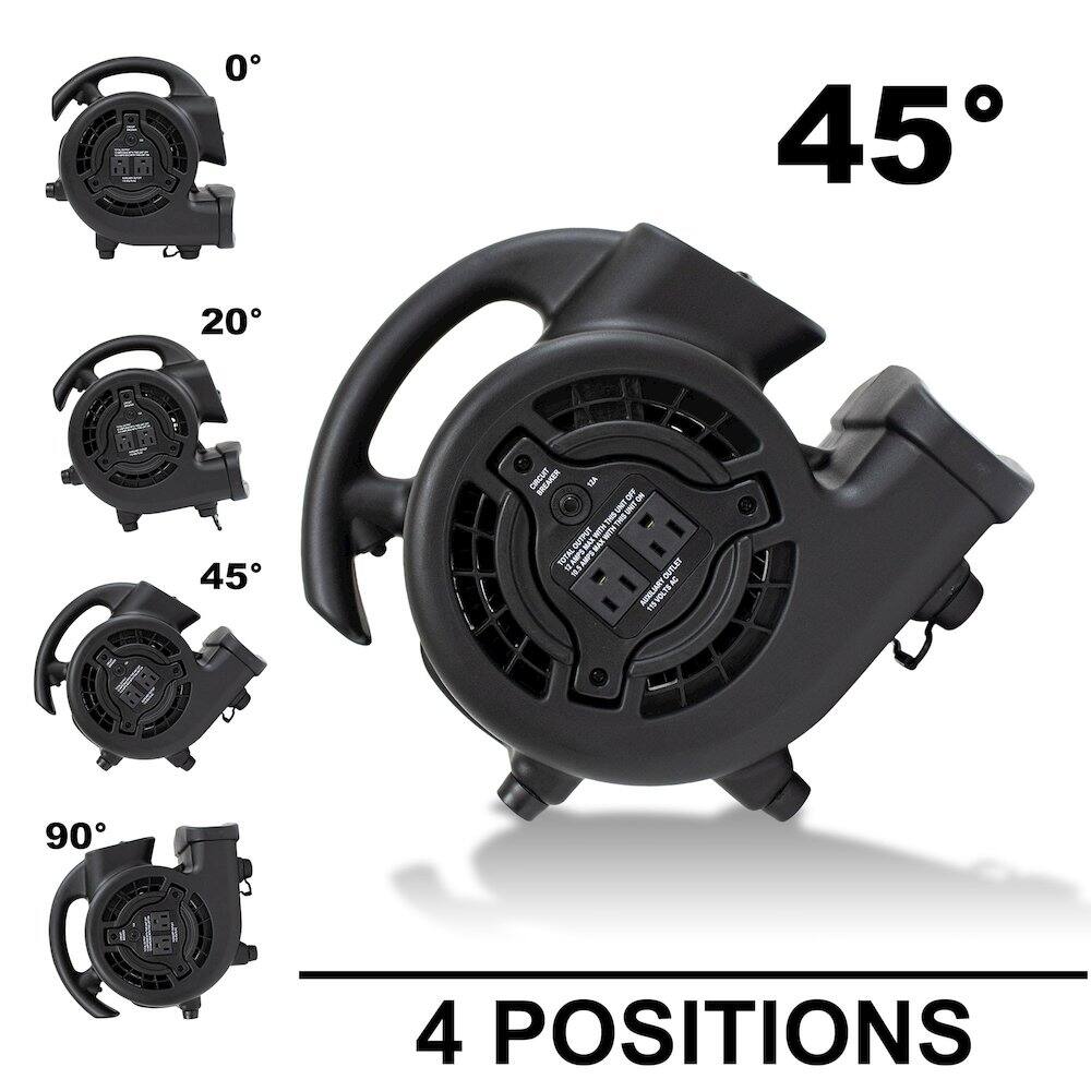 0° 20° 45° 90°

45°

4 POSITIONS