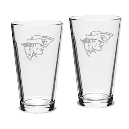 Jardine - Cumberlands Patriots 16oz. 2-Piece Classic Pub Glass Set - Multicolor