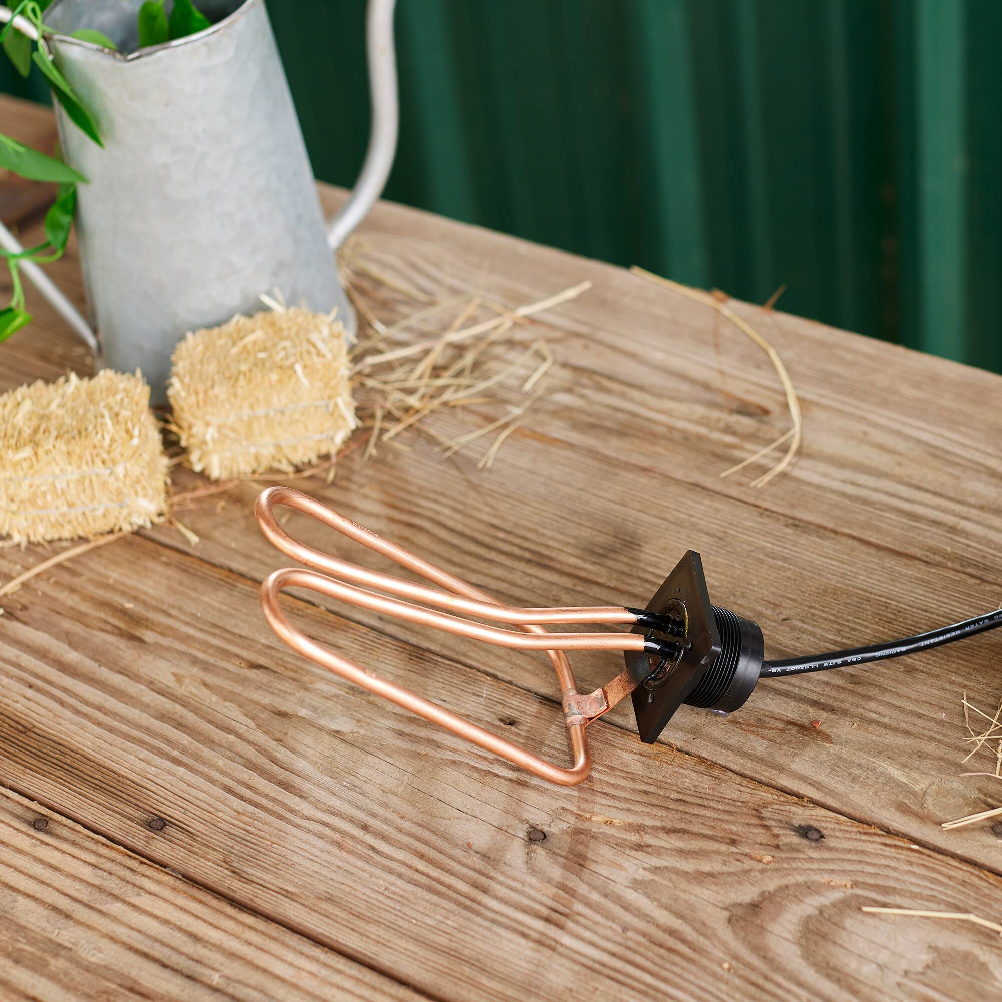 Alt View 3. Farm Innovators - Farm Innovators Livestock Stock Tank Drain De-Icer for Rubbermaid Tanks, 3 Pack - Multicolor.