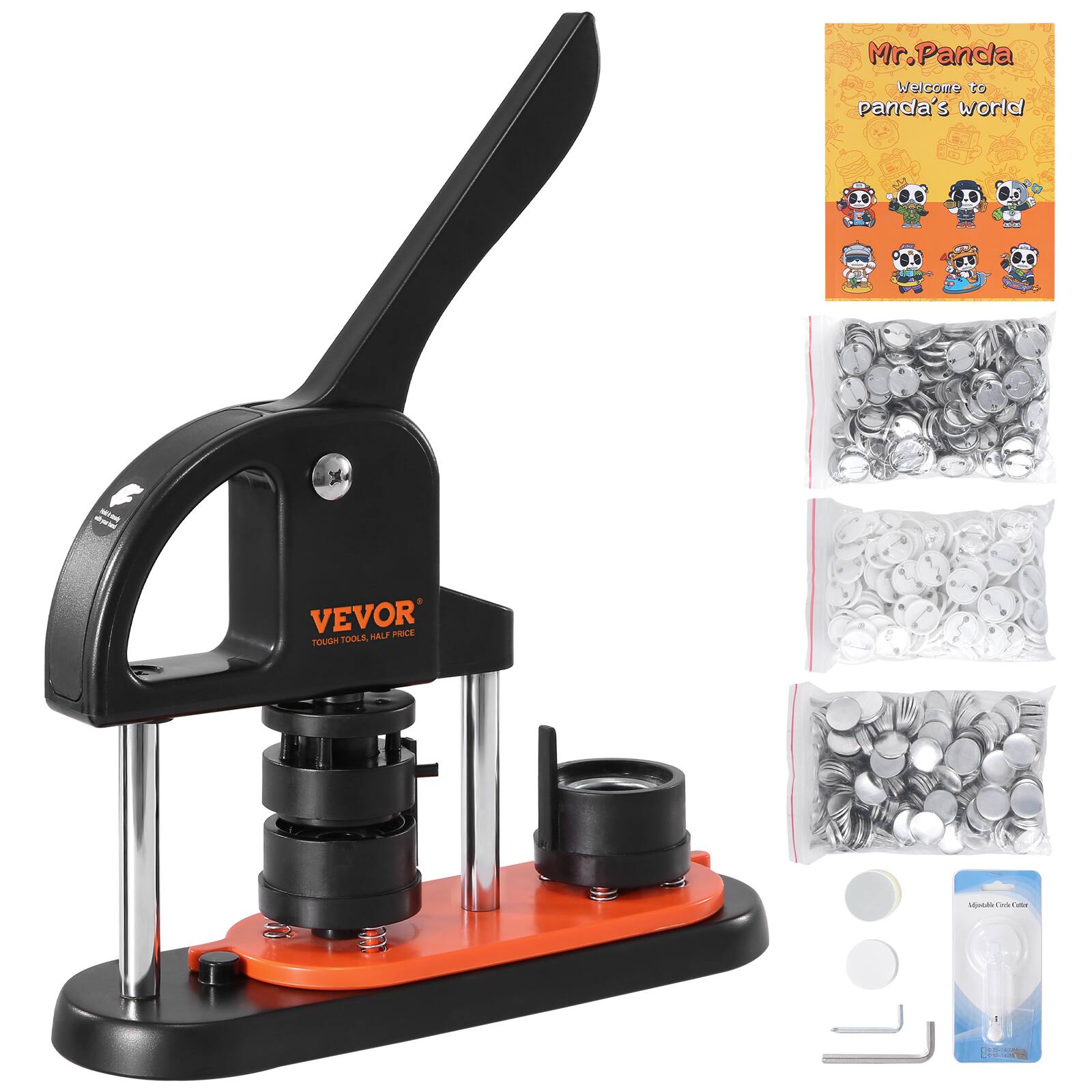 Mr. Panda  
Welcome to panda's world  

VEVOR  
TOUGH TOOLS, HALF PRICE