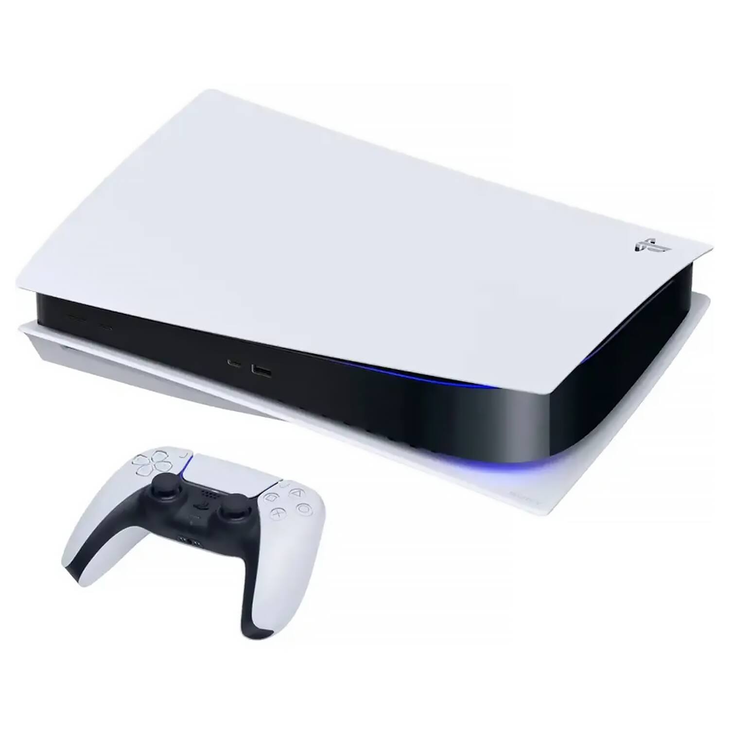 Alt View 2. Sony - PlayStation 5 Console - Disc Edition Video Game Console - White.