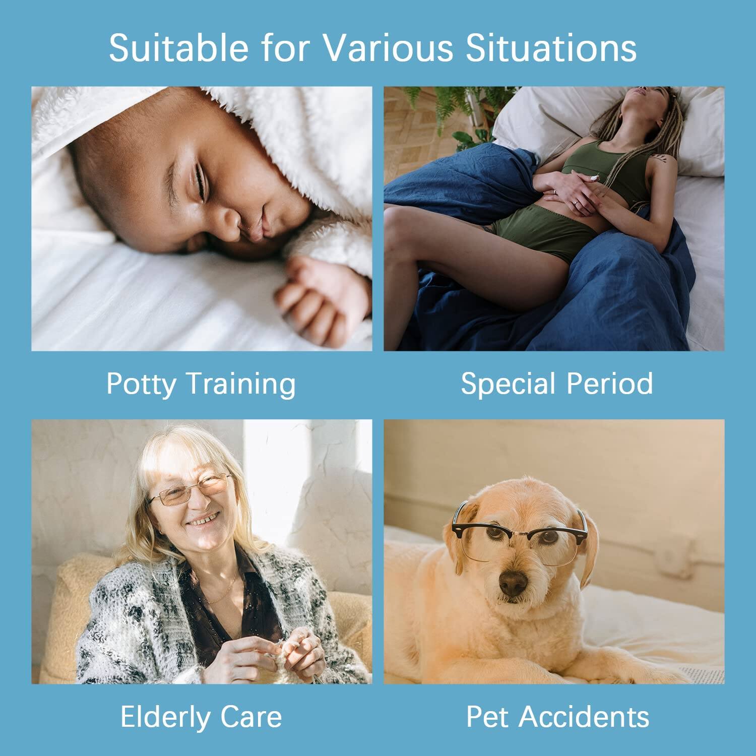 Suitable for Various Situations

- Potty Training
- Special Period
- Elderly Care
- Pet Accidents