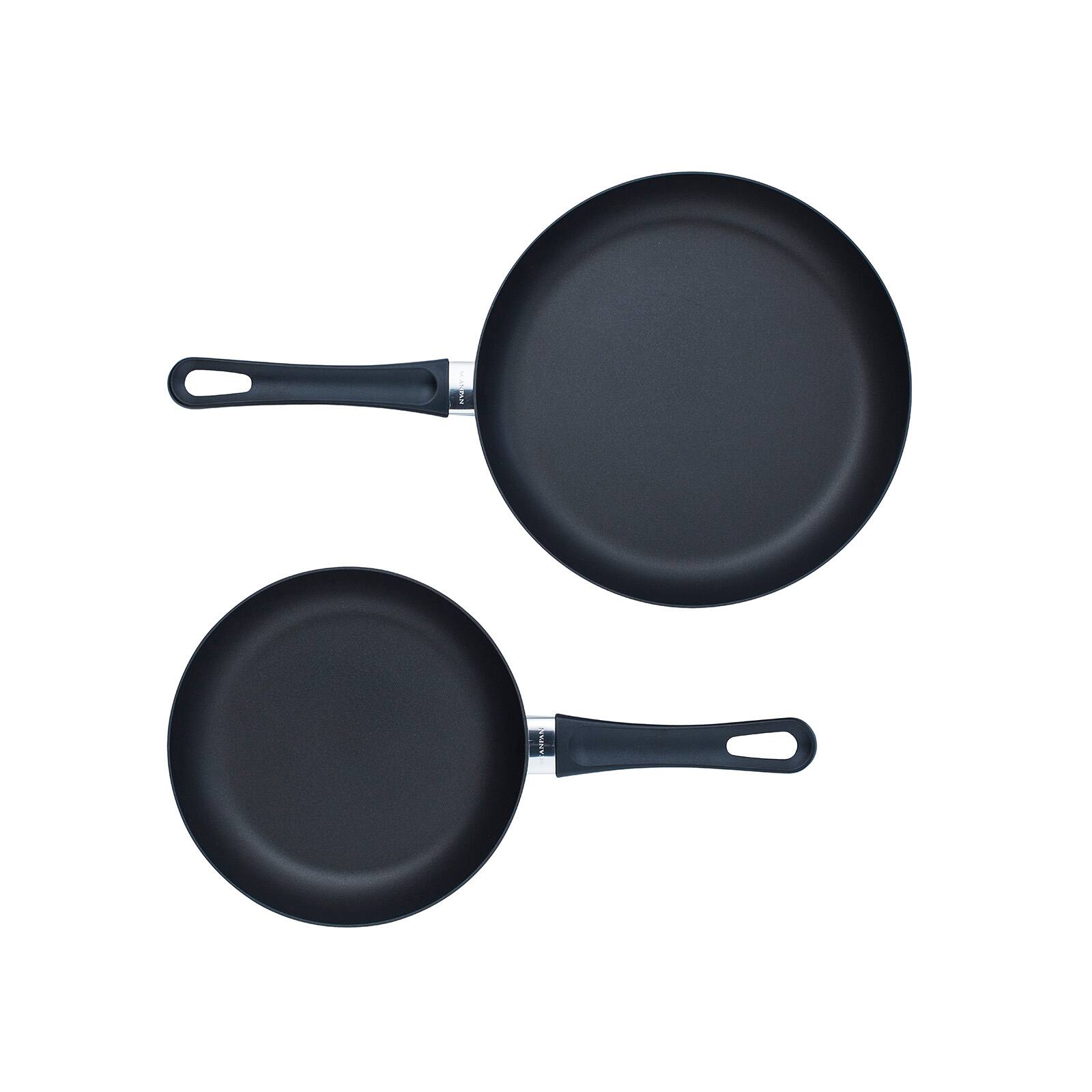 Alt View 1. Scanpan - Classic 2 Piece Fry Pan Set, 10.25" & 12.5", Nonstick - Black.