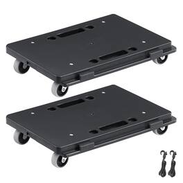 VEVOR - Furniture Dolly, 500 lbs Capacity Each Count, Furniture Mover with Wheels, Portable Moving Rollers 4 Wheels Heavy Duty - Black