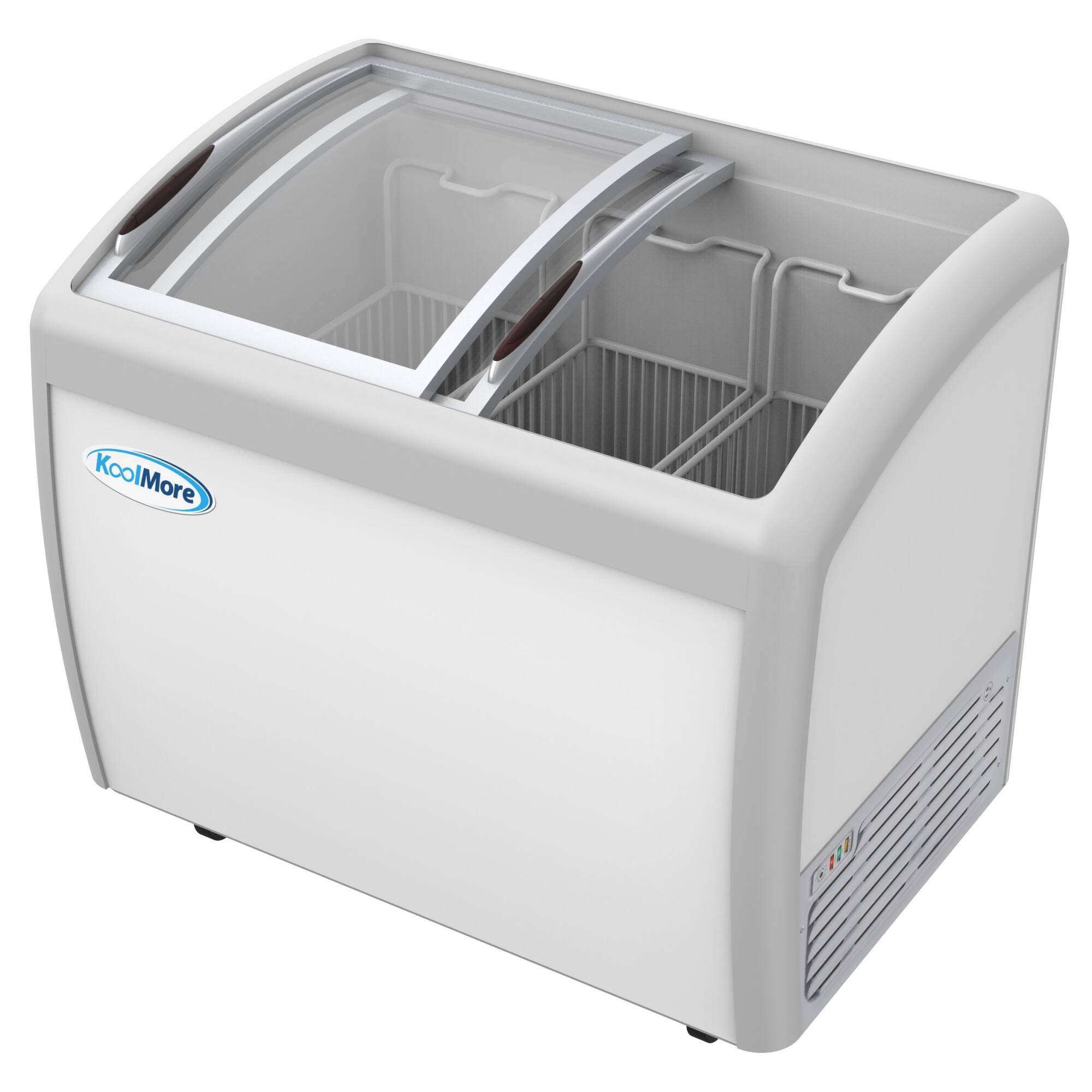 Alt View 5. Koolmore - 40 in. Display Ice Cream Freezer - 9 cu ft. MCF-9C - White.