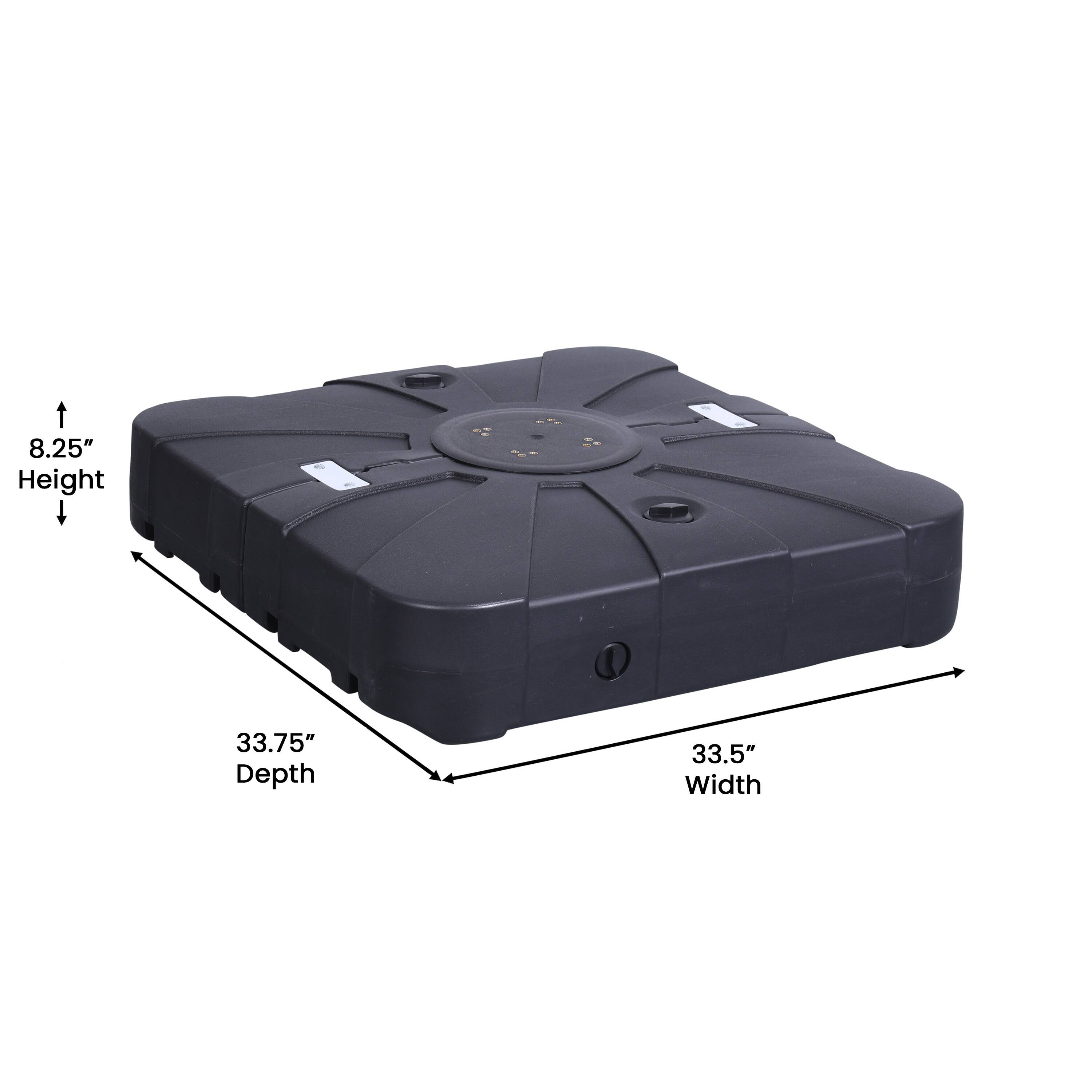 8.25" Height  
33.75" Depth  
33.5" Width
