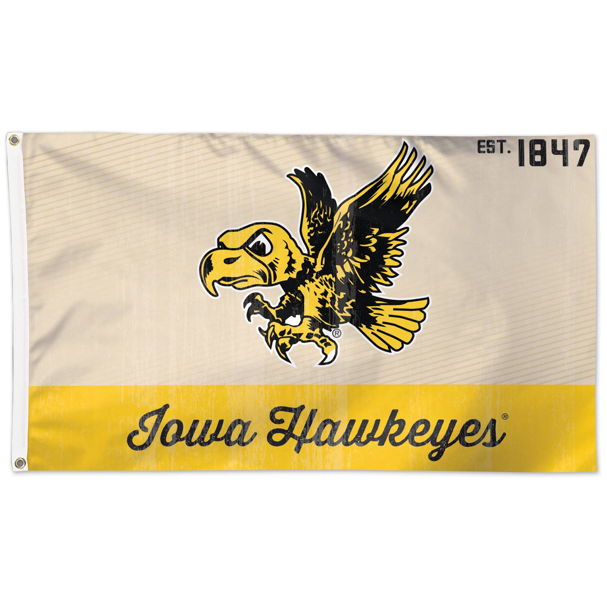 WinCraft - Iowa Hawkeyes 3' x 5' Vault One-Sided Flag - Multicolor