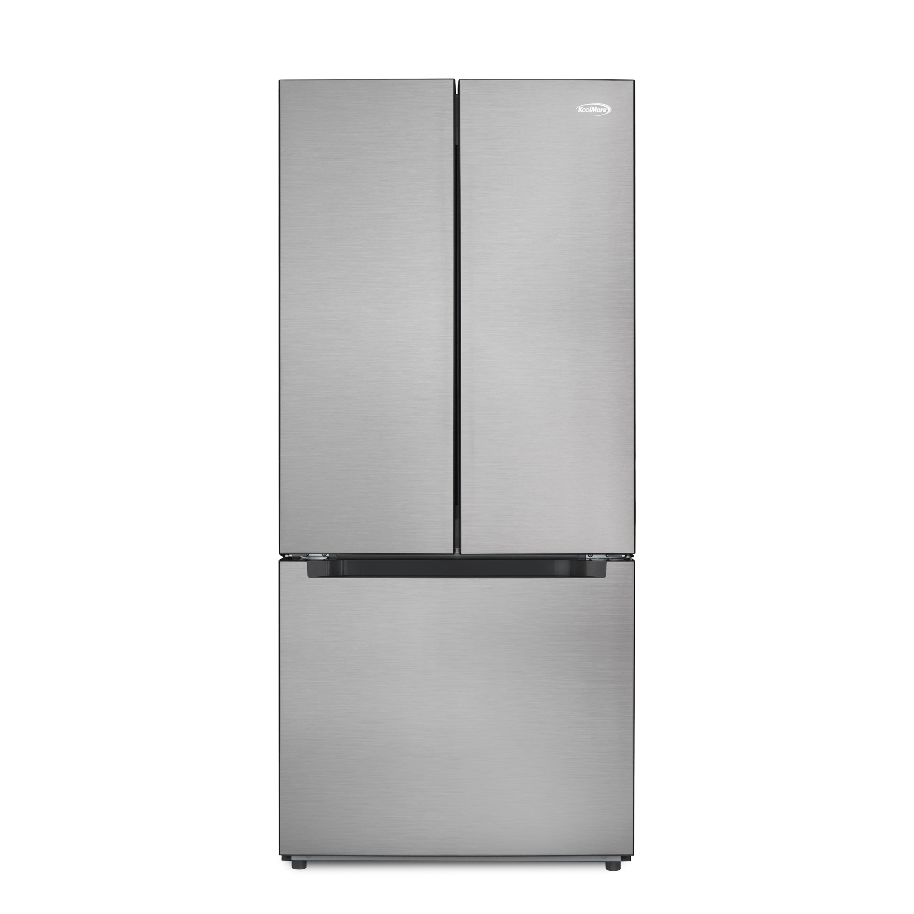 Front. Koolmore - 18.5 cu. ft. Stainless-Steel French Door Refrigerator in Silver (KM-RERFDSS-18C) - Stainless-Steel.