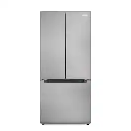 Koolmore - 18.5 cu. ft. Stainless-Steel French Door Refrigerator in Silver (KM-RERFDSS-18C) - Stainless Steel