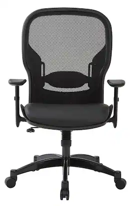 Office Star Products - Breathable Mesh Back Chair - Black