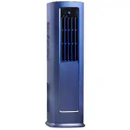 Airplus - 7800 BTU Portable AC 3-in-1 with 11000 BTU Heater, Remote, Timer, Wheels - Blue