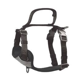 PET MARVEL - Adjustable Embroidered Stylish Dog Harness, Grey, M - Gray
