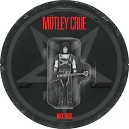 Motley Crue - Super7 - Motley Crue - ReAction Figures Wv2 - Mick Mars (Shout At The Devil - Black & - Collectibles