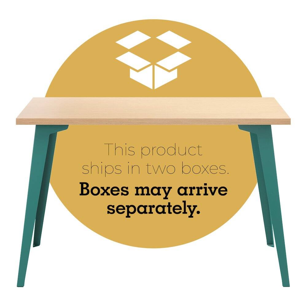 This product ships in two boxes. Boxes may arrive separately.
