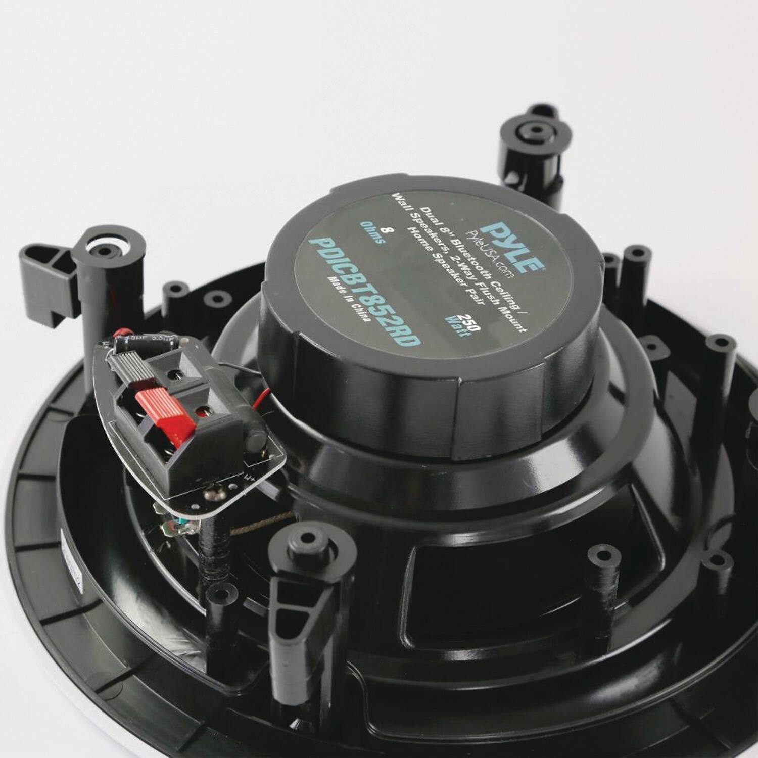 Wall 8 Dual Ohms Speakers, 8" PyeUSA PYLE Speaker Bluetooth com PDICBT852RD Made Flush in Pair Ceiling/ China 250 Mount Watt